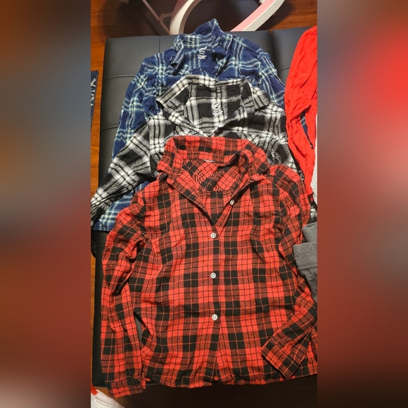 Boys Large 10 12 Long Sleeve Shirts Plaid Spiderman Euc - Picture 3 of 3
